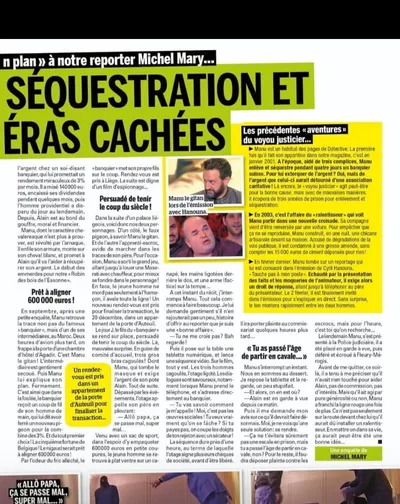 Article du Nouveau Détective par Michel Mary — Séquestration et caméras cachées